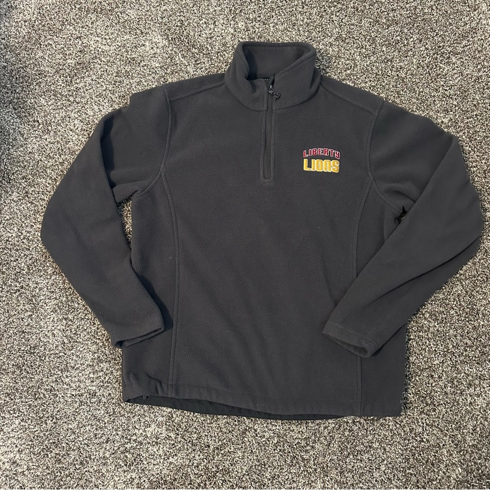 Grey Quarter-Zip Sweater